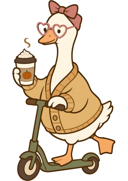 Bügelbild Duck Käthe